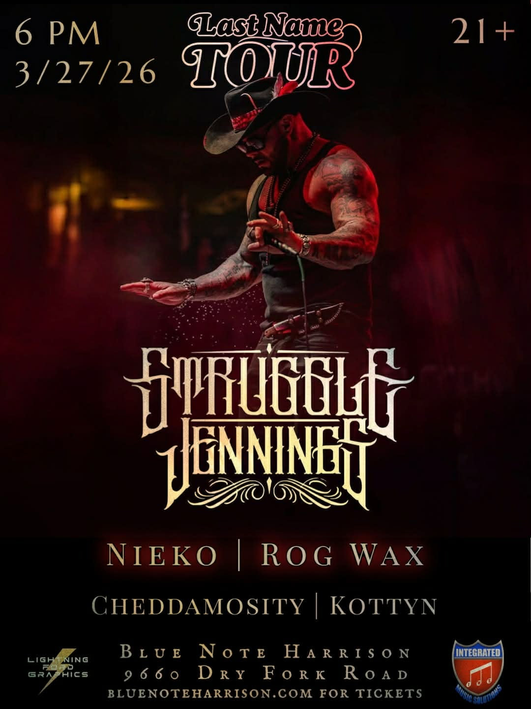 Tickets for Struggle Jennings, Nieko, and more