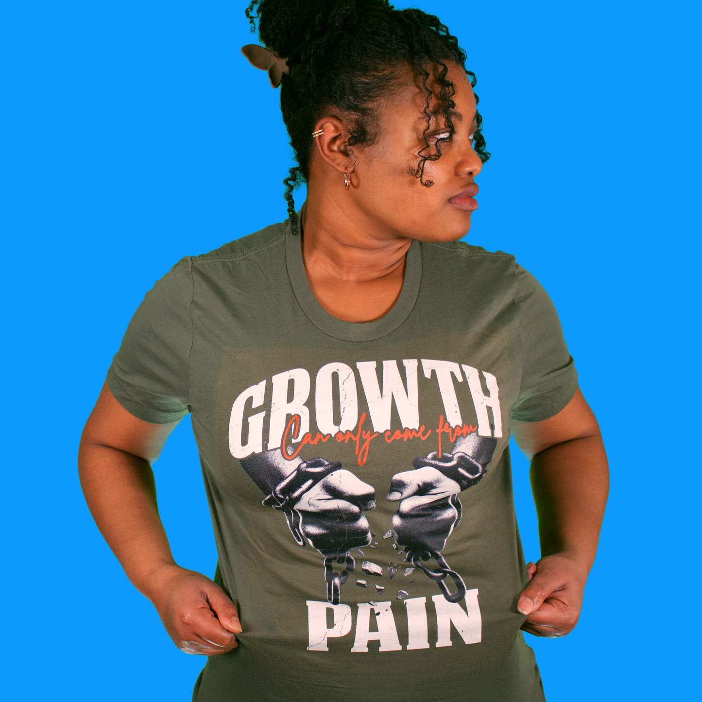 Growth Comes from Pain (White Design)