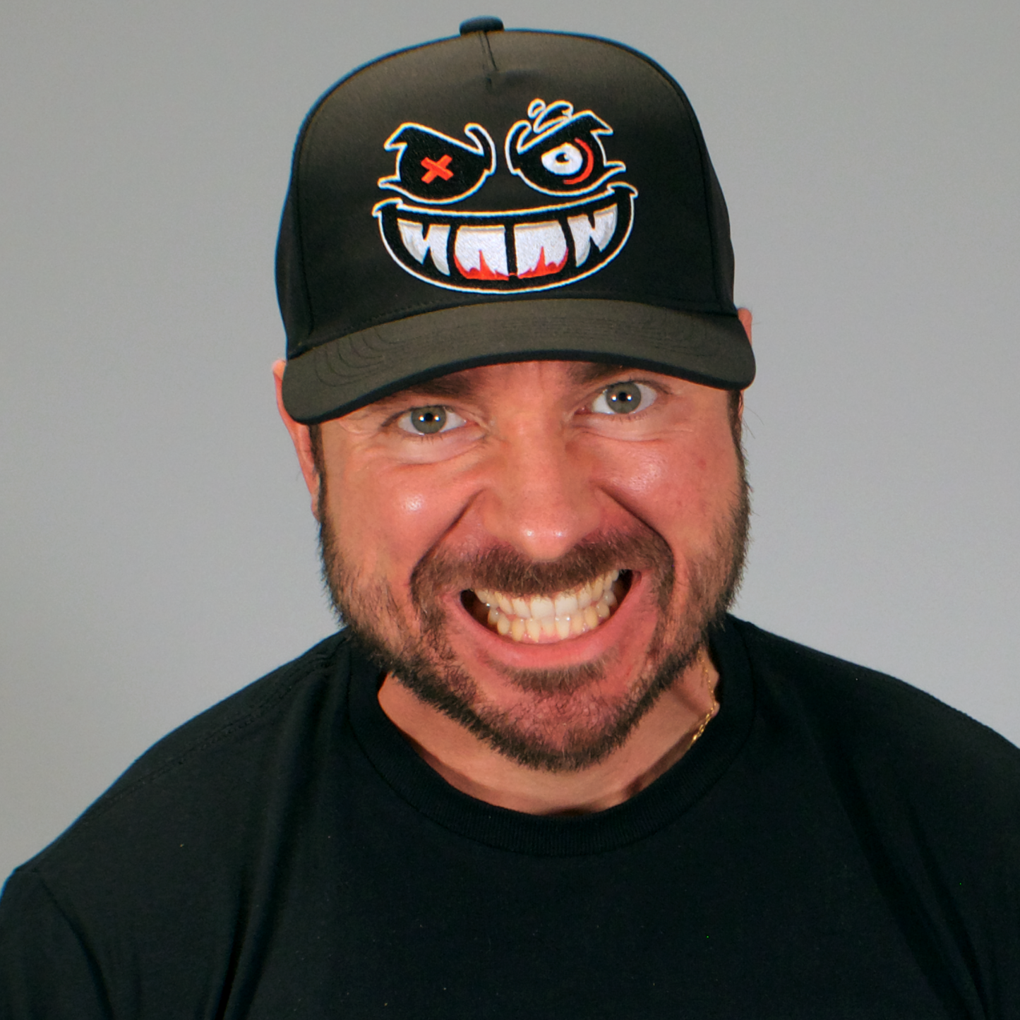 Crazy Face Hat - Red